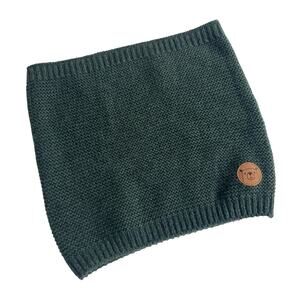 H&M Garter Stitched Tube Scarf - Green